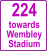 224 towards Wembley Stadium