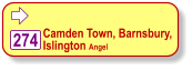  274 Camden Town, Barnsbury,  Islington Angel